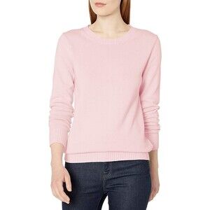 Amazon Essentials Pink Crewneck Sweater Sz L